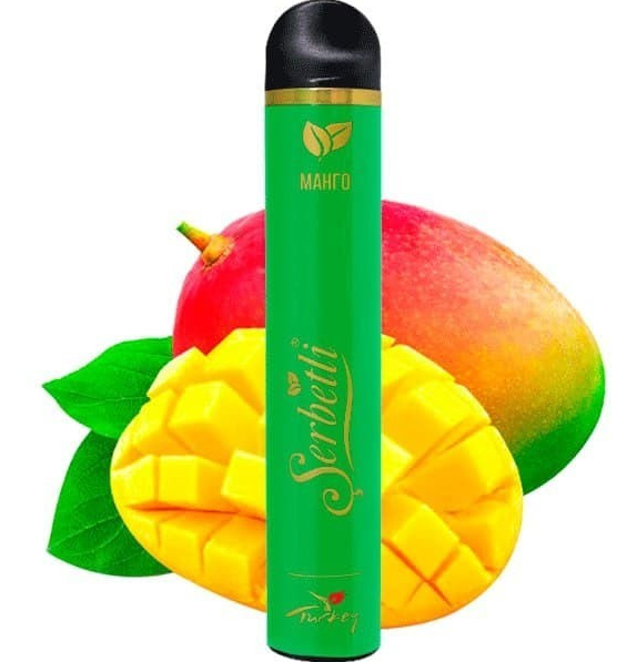 Одноразовая электронная сигарета Serbetli Mango (Манго) (1200 Затяжек)