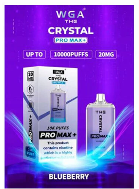 Одноразовая электронная сигарета Сrystal pro max Черника 10000 затяжек