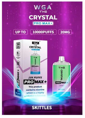 Одноразовая электронная сигарета Сrystal pro max Скитлс 10000 затяжек
