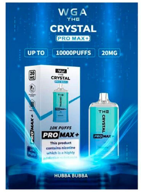 Одноразовая электронная сигарета Сrystal pro max Жвачка 10000 затяжек
