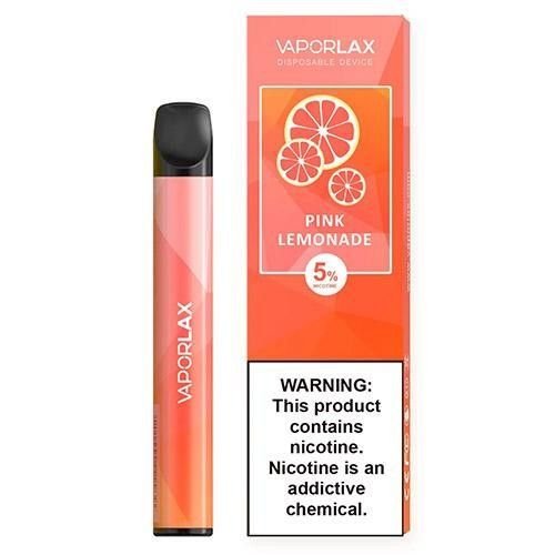 Одноразовая электронная сигарета VAPORLAX MATE Акциз Pink Lemonade (Розовый Лимонад) 800 puff