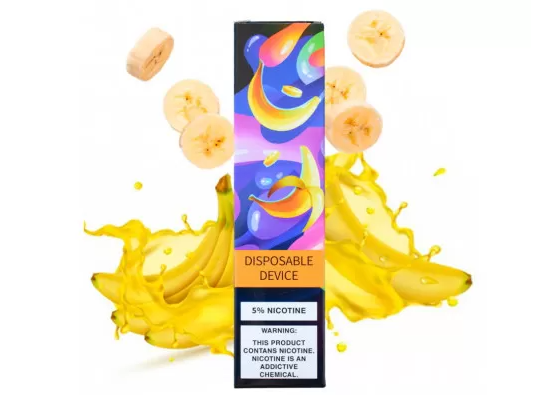 Одноразовая Pod система ZeeZee 1500 Banana 50 мг 850 мАч