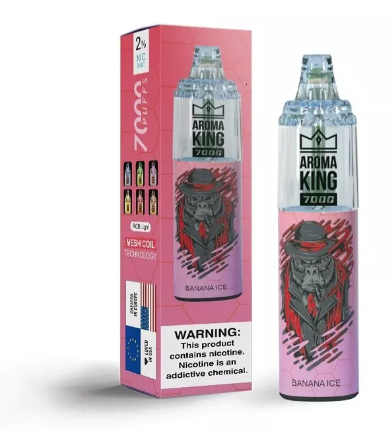 Одноразовый POD Aroma King Tornado 7000 650 mAh Banana 2% (Банан)