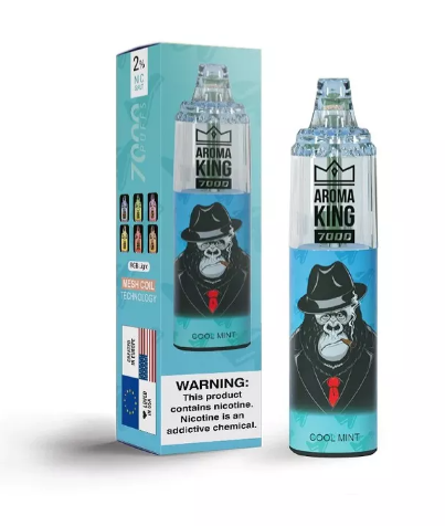 Одноразовый POD Aroma King Tornado 7000 650 mAh Cool Mint 2% (Мята)