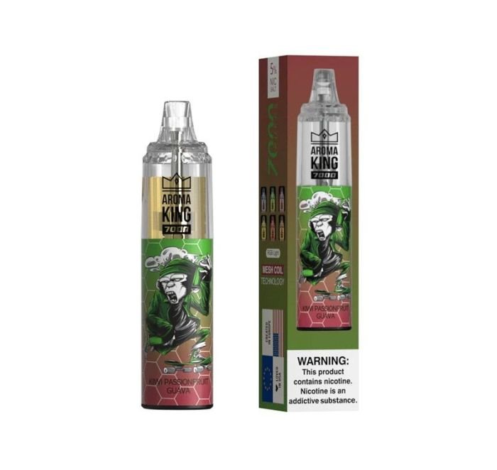 Одноразовый POD Aroma King Tornado 7000 650 mAh Kiwi Passion Fruit Guava 2% (Киви с маракуей и гуавой)