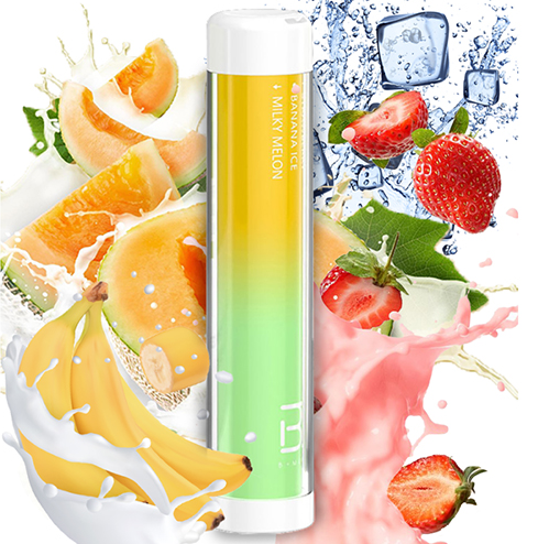 Одноразовый Pod BMOR PI+ 4000 (3 вкуса в 1) Strawberry - Banana Ice - Milky Melon 5%