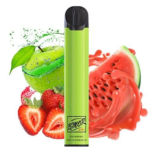 Одноразовый Pod BMOR Saturn 1600 1000mAh Strawberry Apple Watermelon 5% (Клубника с яблоком и арбузом)