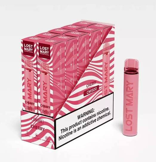 Одноразовый POD Lost Mary CM1500 Cherry - (Лост Мери СМ 1.5к тяг) Вишня