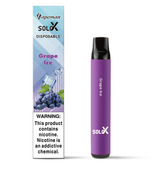 Одноразовый Pod Vapeman SOLO X 1500 Виноград