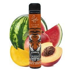 Одноразка Pod Elf Bar 1500 Lux Disposable Device 850mAh Mango Peach Watermelon 5% - (Эльф Бар Люкс 1.5к тяг) Арбуз Манго Персик