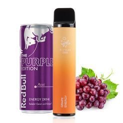 Одноразка Pod Elf Bar 2500 Disposable Pod Device 1400mAh Grape Energy 5% - (Эльф Бар 2.5 тяг) Виноградная энергия
