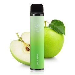 Одноразка Pod Elf Bar 2500 Disposable Pod Device 1400mAh Sour Apple 5% - (Эльф Бар 2.5 тяг) Кислое яблоко