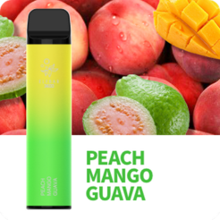 Одноразка Pod ELF BAR 5000 Disposable Pod Device 650mAh Peach Mango Guava (Rechargeable) 5% - (Эльф Бар 5к тяг) Персик Манго Гуава
