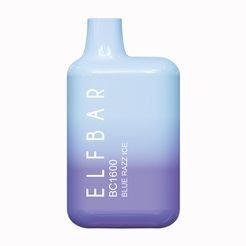 Одноразка Pod Elf Bar BC1600 Disposable Pod Device 850mAh Blue Razz Ice - (Эльф Бар БЦ 1.6 тяг) Синий Разз Айс