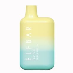 Одноразка Pod Elf Bar BC1600 Disposable Pod Device 850mAh Triple Melon- (Эльф Бар БЦ 1.6 тяг) Тройная дыня