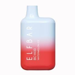 Одноразка Pod Elf Bar BC1600 Disposable Pod Device 850mAh Watermelon Ice - (Эльф Бар БЦ 1.6 тяг) Арбузный лед