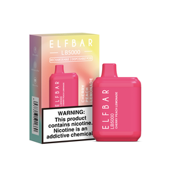 Одноразки Pod Elf Bar LB 5000 Disposable Pod Device 650mAh Cherry Peach Lemonade - (Эльф Бар ЛБ 5к тяг) Вишневый персиковый лимонад