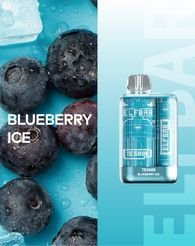 Одноразки Pod Elf Bar TE 5000 Disposable Pod Device 550 mAh Blueberry Ice - (Эльф Бар ТЕ 5к тяг) Черничный лед