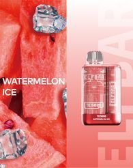Одноразка Pod Elf Bar TE 5000 Disposable Pod Device 550 mAh Watermelon Ice - (Эльф Бар ТЕ 5к тяг) Арбузный лед