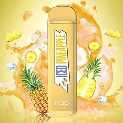 Одноразка Pod HQD Mega 1800 Iced Pineapple 5% - (Ашкьюди Мега) Ананас со льдом