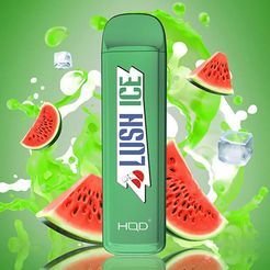 Одноразка Pod HQD Mega 1800 Lush Ice 5% - (Ашкьюди Мега) Арбуз лед