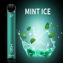 Одноразка Pod HQD SUPER Ice Mint 0% (Ледяная мята)