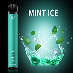 Одноразка Pod HQD Super Mint Ice 0% (Ледяная мята)
