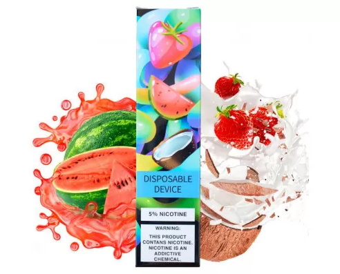 Одноразка Pod система ZeeZee 1500 Strawberry Watermelon Coconut 50 мг 850 мАч