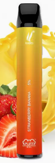 Puff XXL Disposable Kit 1600 puffs 1200 mAh Strawberry Banana