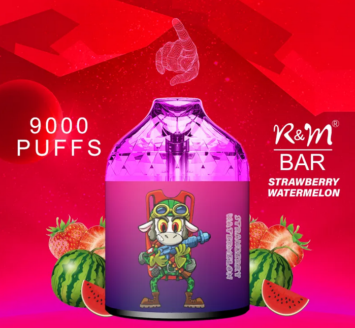 RandM Bar 9 000 Затяжек - Арбуз клубника