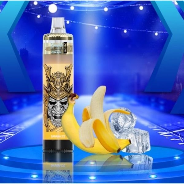 RandM Dazzle 7 500 Затяжек  (Дозаправляемые) Банан со льдом