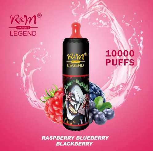 RandM Legends 10 000 Затяжек - Малина с черникой и ежевикой