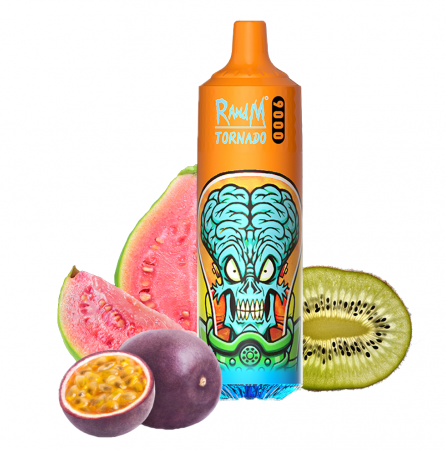 RandM Tornado 9000 Затяжек Киви Гуава