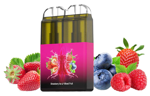 Randm Twins на 2 вкуса 6 000 затяжек Голубика малина клубника