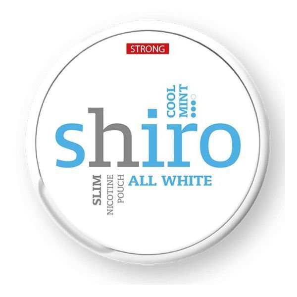 Снюс Shiro Strong Cool Mint All White