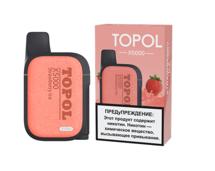 TOPOL Х Клубника со льдом (5000 зт.) затяжек