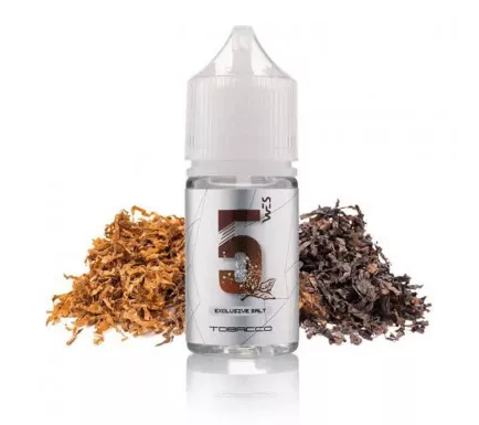 Жидкость для электронных сигарет на основе солевого никотина WES - Silver =5= Tobacco 30ml 25mg